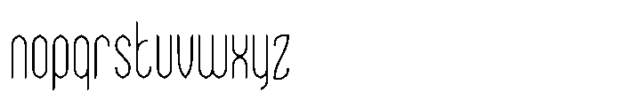 Monvara Extra Light Font LOWERCASE