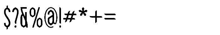 Monvara Regular Font OTHER CHARS