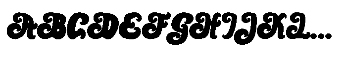 Moochy Pops Font UPPERCASE
