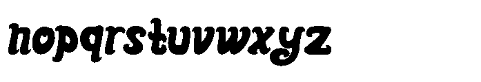 Moochy Pops Font LOWERCASE
