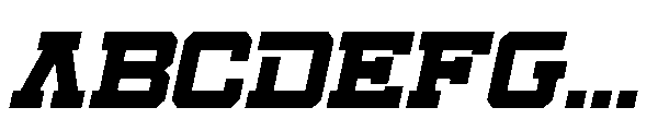 Mooda Italic Font UPPERCASE