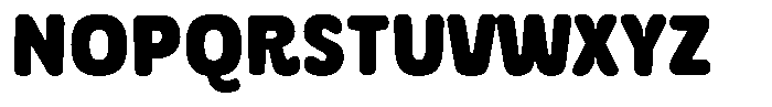 Mooky Font UPPERCASE