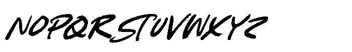 Moon Blade Italic Font UPPERCASE