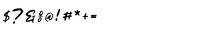 Moon Blade Regular Font OTHER CHARS
