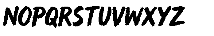 Moonbrush Font UPPERCASE