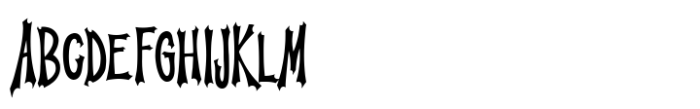 Mooneth Ghost Font UPPERCASE
