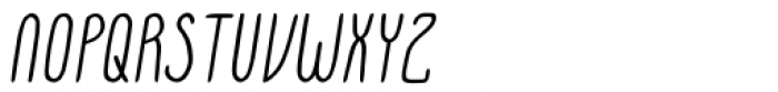 Moonless SC Semi Bold Italic Font UPPERCASE