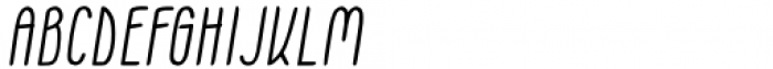 Moonless SC Semi Bold Italic Font LOWERCASE