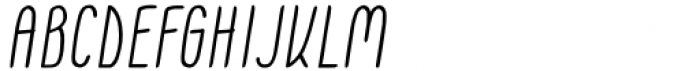 Moonless Semi Bold Italic Font UPPERCASE
