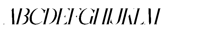 Moonlit Charm Italic Font UPPERCASE