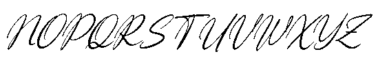 Moonlit Muse Italic Font UPPERCASE