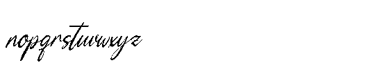 Moonlit Muse Italic Font LOWERCASE