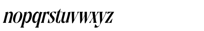 Moonni Zehher Italic Font LOWERCASE