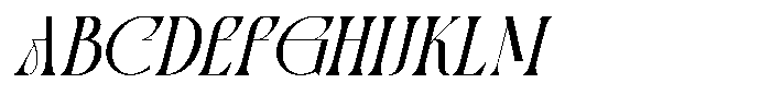 Moonscythe Slant Font UPPERCASE