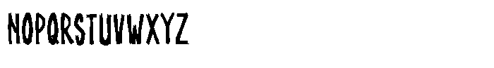 Moonshiver Font LOWERCASE