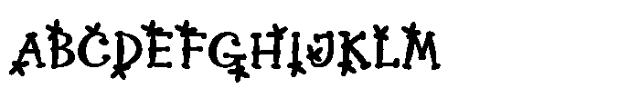 Moonshore All Caps Flower FONT