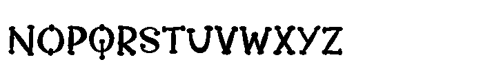 Moonshore All Caps Font LOWERCASE