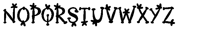 Moonshore Flower Font UPPERCASE