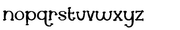 Moonshore Regular Font LOWERCASE
