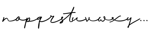 Moonsilk Font LOWERCASE
