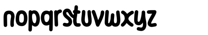 Moonstart Rounded Font LOWERCASE