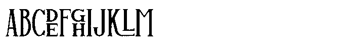 Moontrace Rough Font UPPERCASE