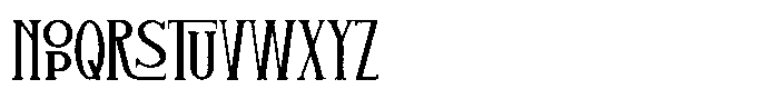 Moontrace Rough Font UPPERCASE