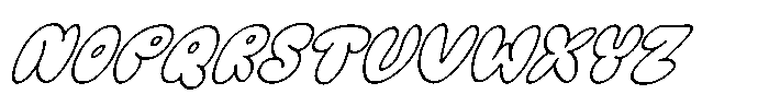 Moonveil Playful Italic Font UPPERCASE