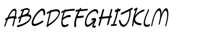 Moonvern Italic Font UPPERCASE