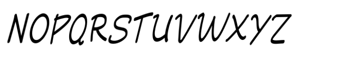 Moonvern Italic Font UPPERCASE