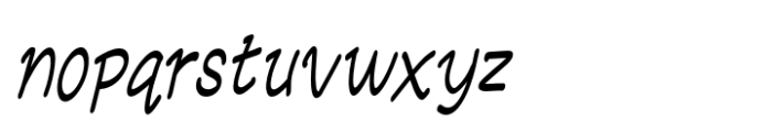 Moonvern Italic Font LOWERCASE