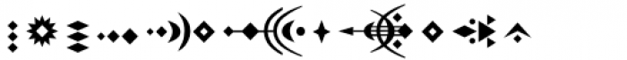 Moonwild Decorative Symbol Font LOWERCASE
