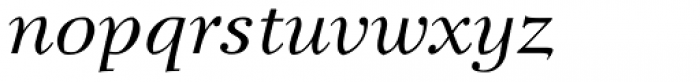 Moorbacka-Italic Font LOWERCASE