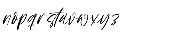 Moostnaly Regular Font LOWERCASE