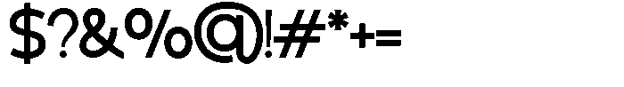 Mooxy Font OTHER CHARS