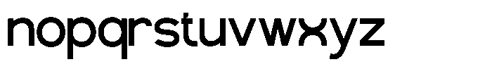 Mooxy Font LOWERCASE