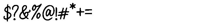 Moraine Parnley Bold Font OTHER CHARS