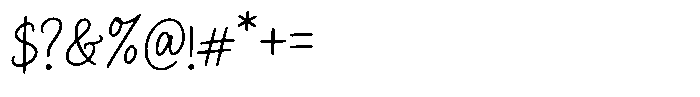 Moraine Parnley Regular Font OTHER CHARS