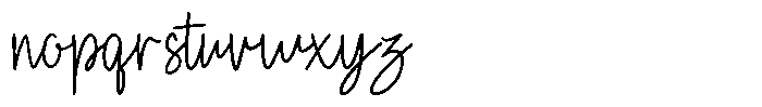 Moraine Parnley Regular Font LOWERCASE