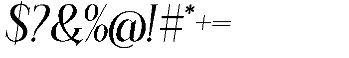 Moralana Font OTHER CHARS