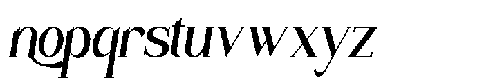 Moralana Font LOWERCASE