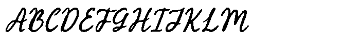 Morally Northern Script Regular Font UPPERCASE