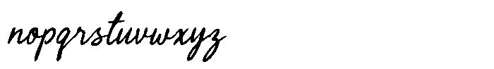Morally Northern Script Regular Font LOWERCASE