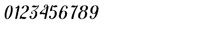 Moranbillye Italic Font OTHER CHARS