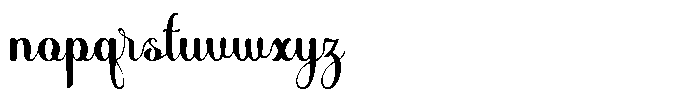Moranbillye Regular Font LOWERCASE