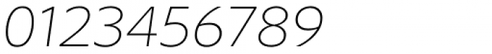 Morandi Ext Thin Italic Font OTHER CHARS