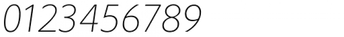 Morandi Thin Italic Font OTHER CHARS