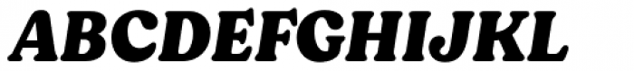 Moranga Black Italic Font UPPERCASE