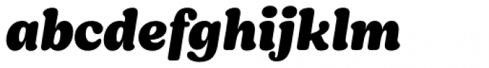 Moranga Black Italic Font LOWERCASE