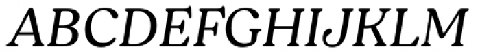 Moranga Light Italic Font UPPERCASE